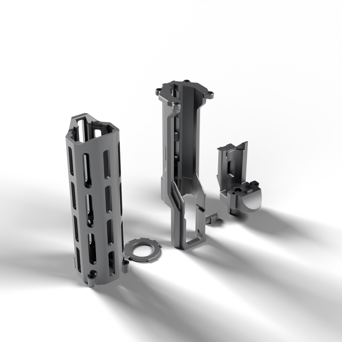 AAP-01 Carbine Kit – 7" Handguard, angled view