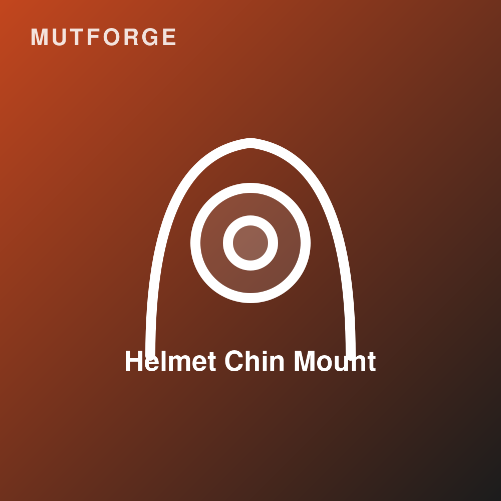 Helmet Chin Mount render