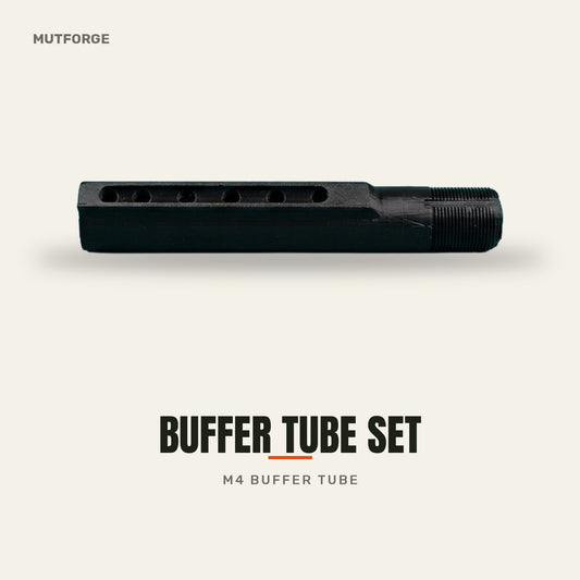 6-position adjustable buffer tube set, 3D printed by MUTFORGE
