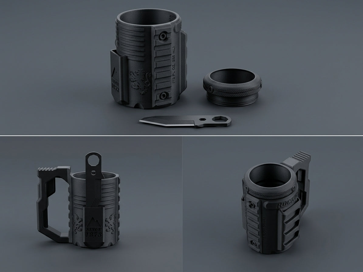 Tough Koozie style Can carry w/ opener