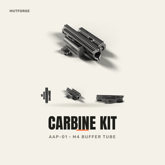 AAP-01 Carbine Kit – M4 Buffer Tube, 3D printed by MUTFORGE
