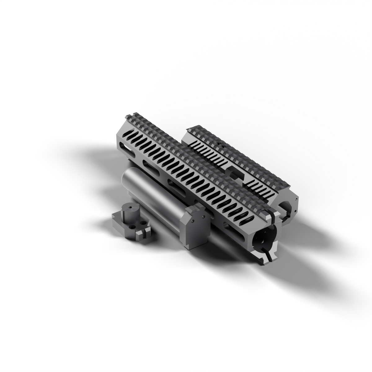 AAP-01 Carbine Kit – M4 Buffer Tube, angled view