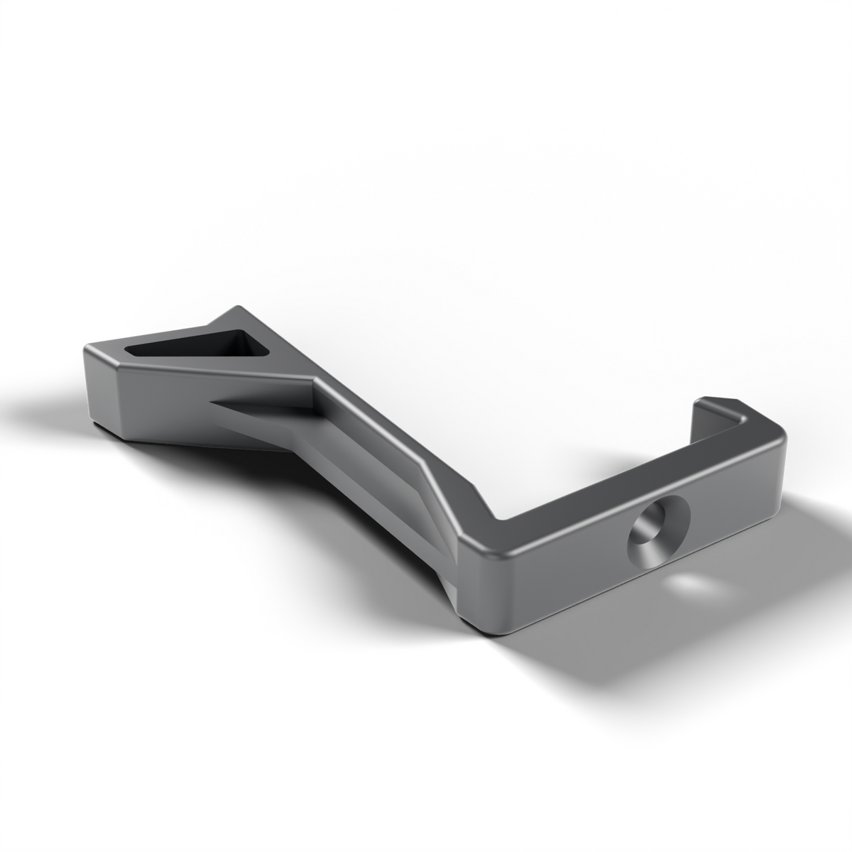 AAP-01 extended charging handle, angled view
