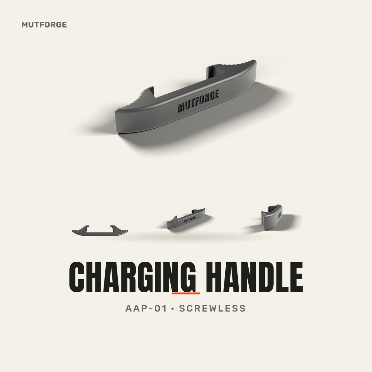 AAP-01 charging handle – Screwless