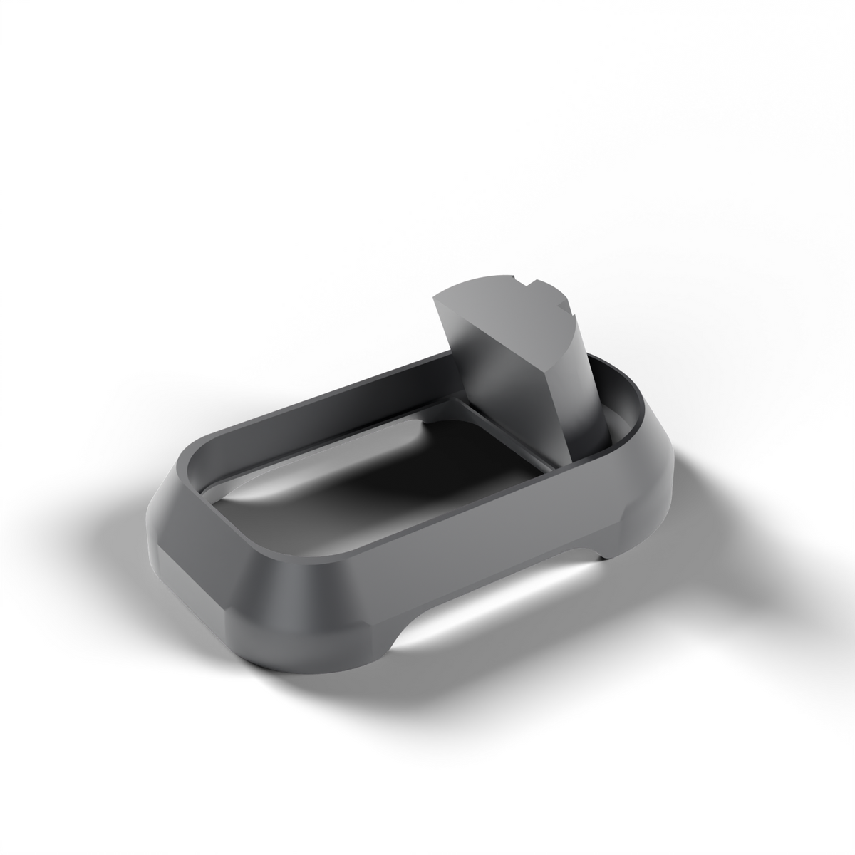 AAP-01 flared magwell, angled view