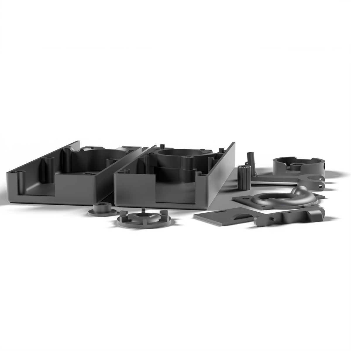 BB speedloader kit parts, side view