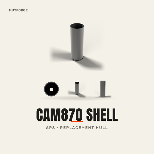 APS CAM870 Replacement Shell Hull, 3D printed by MUTFORGE