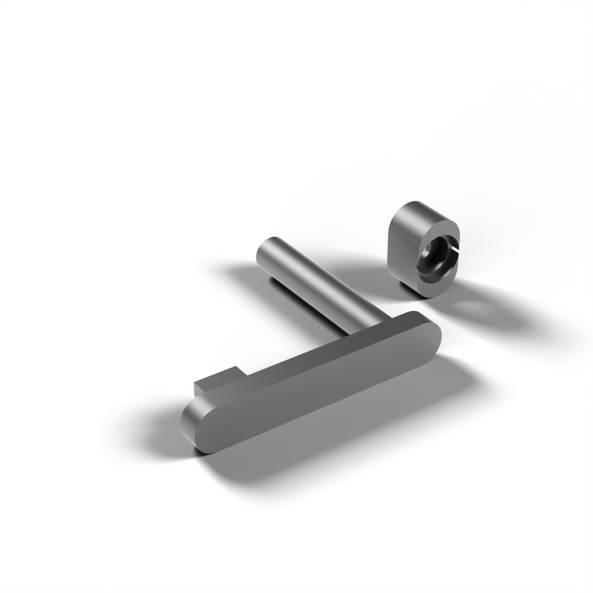 M4 Mag Release Extender, angled view
