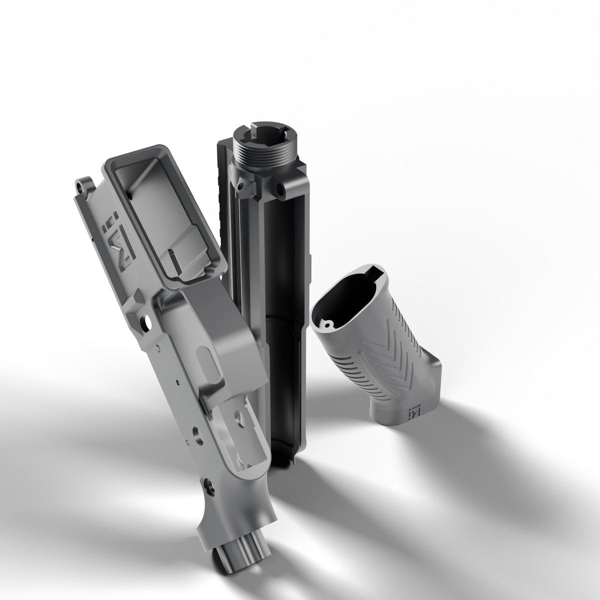 PAAR15 Printable AEG Body Kit, angled view