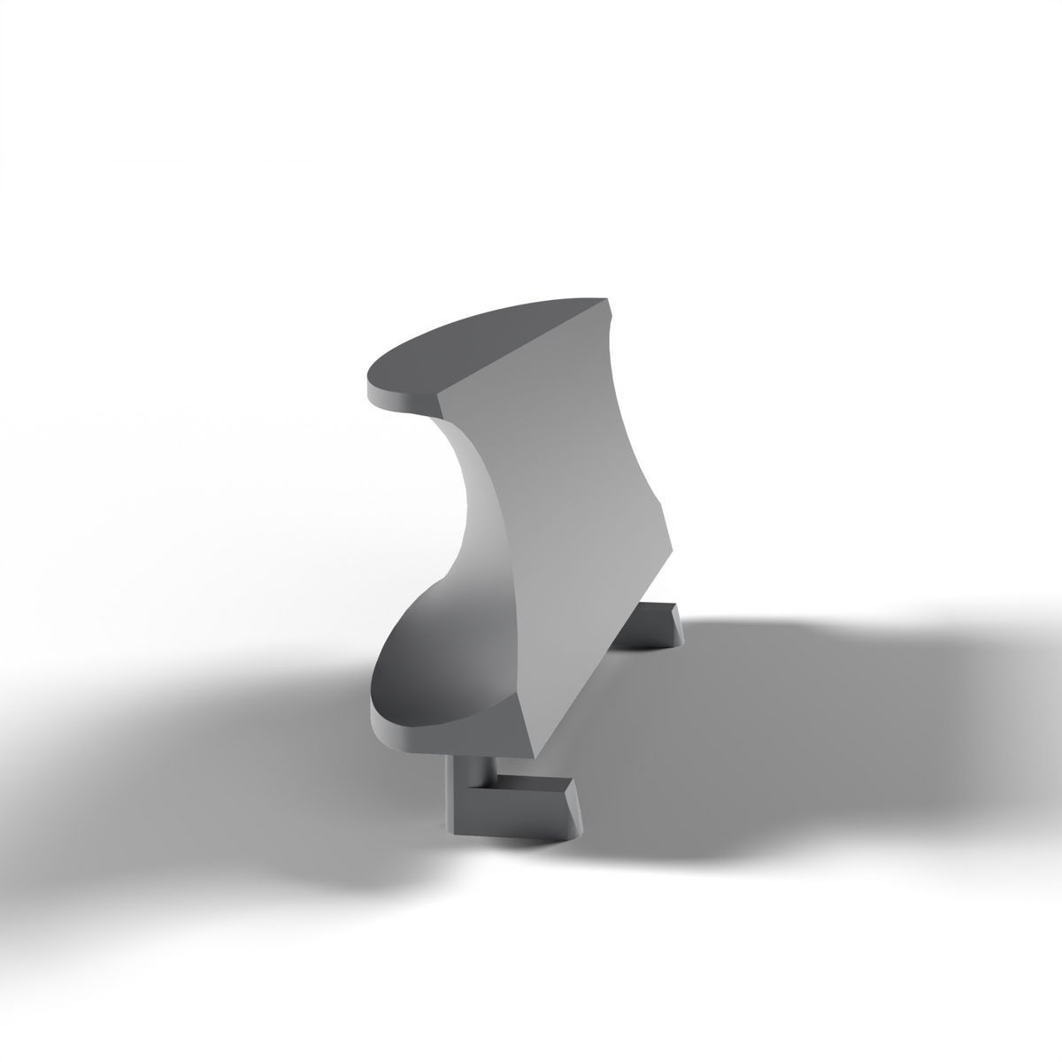 SKADIS headphone hanger, side profile