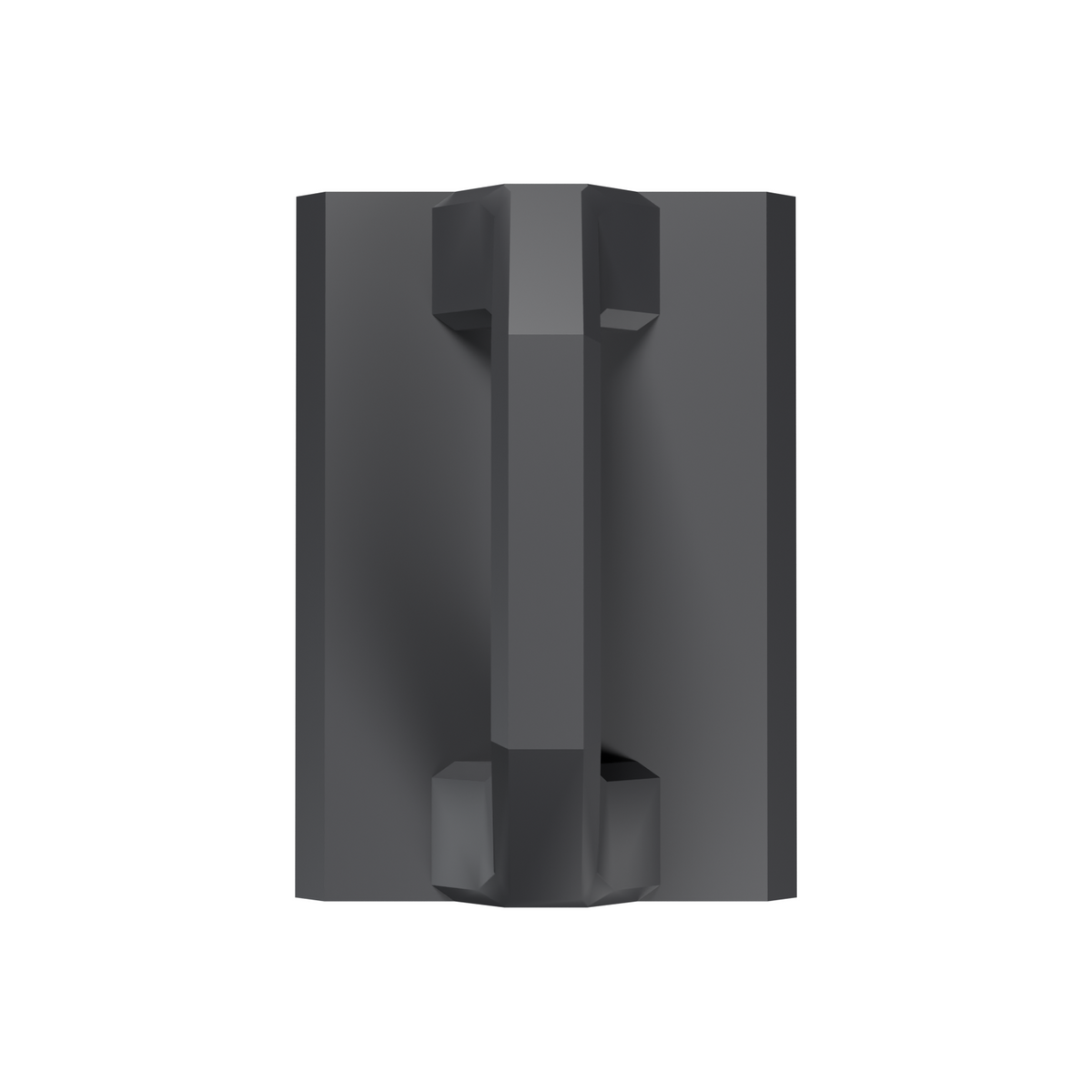 Picatinny sling mount, top view
